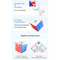 GAN 356 M E Frosted V2 Magnetic 3x3 Speedcube GAN