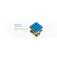 GAN 460 M Stickerless - 4x4 Magnetic Speedcube - Cubuzzle