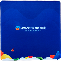 Monster Go M by GAN and MG Cube Protective Mat Set - Magnetic 3x3 Trainer Cube and Mat Combo Pack-Cubuzzle