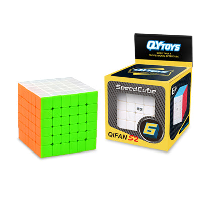 QIYI QIFAN S2 6x6 STICKERLESS NON-MAGNETIC SPEEDCUBE-Cubuzzle