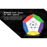 Qiyi QiHeng S Megaminx Stickerless Non-Magnetic Speedcube-Cubuzzle