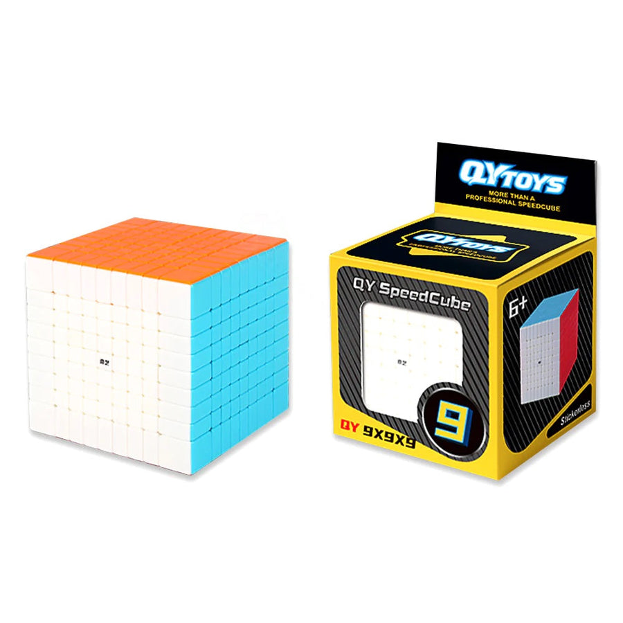 QIYI 9x9 STICKERLESS NON-MAGNETIC SPEEDCUBE-Cubuzzle
