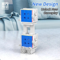 MoYu Robot Display Box for 2x2 and 3x3 Speedcubes-Cubuzzle
