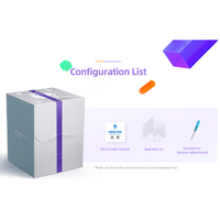 GAN Mirror Cube M UV Coated Purple - Magnetic Alien Cube - Cubuzzle