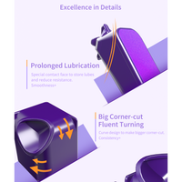 GAN Mirror Cube M UV Coated Purple - Magnetic Alien Cube - Cubuzzle