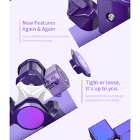 GAN Mirror Cube M UV Coated Purple - Magnetic Alien Cube - Cubuzzle