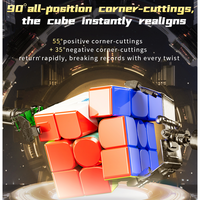 MoYu RS3M V5 3x3 Magnetic Cube Dual Adjustment with Robot Box Stickerless - Latest 2023 Release-Cubuzzle