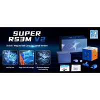 MoYu Super RS3M V2 3x3 Maglev Ball-Core UV Latest 2023 Version Magnetic Speedcube Stickerless Cube-Cubuzzle