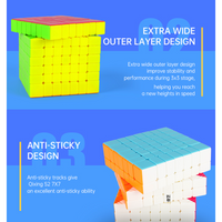 QIYI QIXING S2 7x7 STICKERLESS NON-MAGNETIC SPEEDCUBE-Cubuzzle