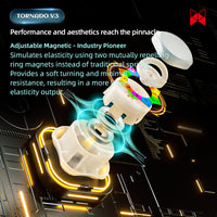 QiYi X-MAN TORNADO V3 M PIONEER UV 3X3 Maglev Magnetic Core Speed Cube-Cubuzzle