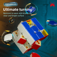 QiYi X-MAN TORNADO V3 M PIONEER UV 3X3 Maglev Magnetic Core Speed Cube-Cubuzzle