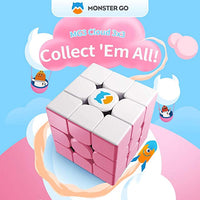 Monster Go by GAN 3x3 Cloud Pink Premium Box - Trainer Cube