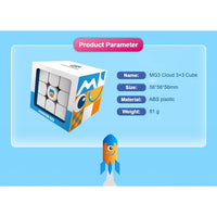 Monster Go by GAN 3x3 Cloud Pink Premium Box - Trainer Cube