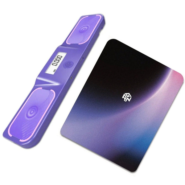 GAN Halo Timer and Mat Set - Combo pack of Timer and Protective Mat for Speed Cube