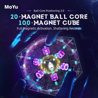MoYu Super Weilong 20 Magnets Ball-Core Maglev UV Coated Lite Version 3x3 Speedcube-Cubuzzle