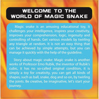 YJ Magic Snake Dinosaur Egg 36 pcs Magic Ruler Puzzle YJ