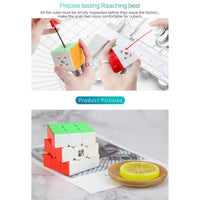 YJ YU 3x3 Magnetic Stickerless Speedcube-Cubuzzle