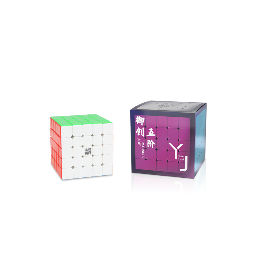 YJ YU 5x5 Magnetic Stickerless Speedcube-Cubuzzle