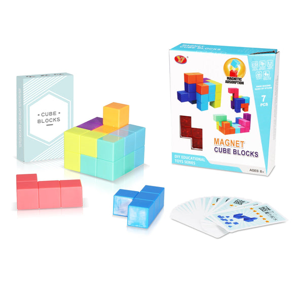 YJ Magnetic DIY Building Blocks Solid - 7 Pcs