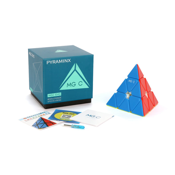 YJ MGC EVO Pyramid Magnetic Stickerless Pyraminx Speedcube