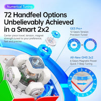 GAN251 UI Smart Magnetic 2x2 Speed Cube – Bluetooth WCA-Legal GAN