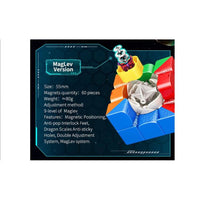 MoYu HUAMENG YS3M 3X3 Maglev Latest 2023 Version Stickerless Magnetic Speedcube-Cubuzzle