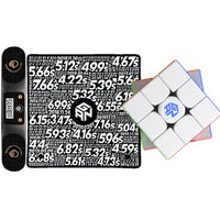 GAN Maglev 3x3 Combo Pack: Includes GAN 12 M Maglev, Smart Bluetooth Timer & Mat Set - Cubuzzle
