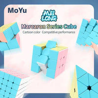 MoYu MoFang JiaoShi MeiLong - MACARON 3x3 Stickerless Speedcube-Cubuzzle