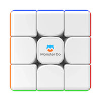 Gan Monster Go MG 352 Mini 3X3 Magnetic Cube 5.2 cm - Latest 2024 GAN