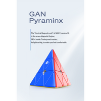 GAN Aliens Combo Pack Standard: Skewb M, Pyraminx M, Mirror Cube M Purple - Cubuzzle