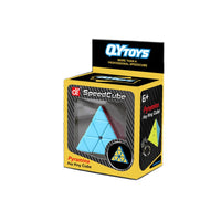 QIYI PYRAMINX KEYCHAIN NON-MAGNETIC STICKERLESS CUBE-Cubuzzle