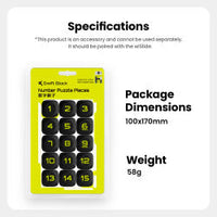 GAN wiSlide Number Set - Smart Klotski Slide Puzzle-Cubuzzle